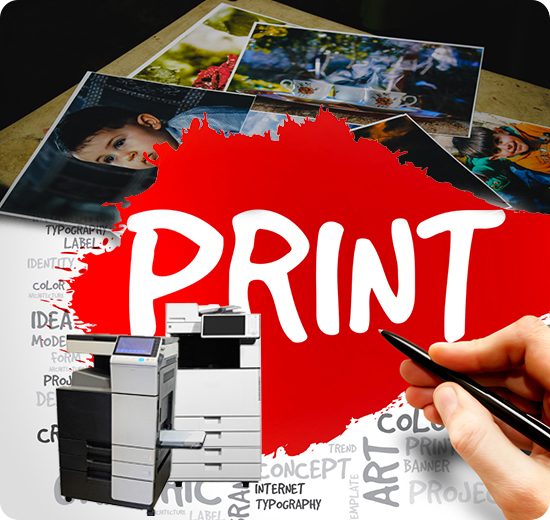 Digital printing and large format printing services.