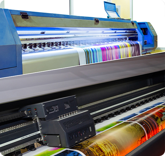 Large format printing for branding materials, banners, posters and more